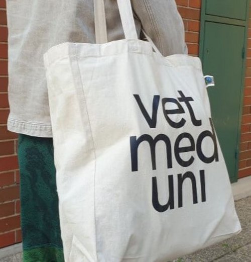 Stofftasche mit Vetmeduni-Logo