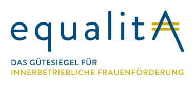 Logo: EqualitA, Gütesiegel für innerbetriebliche Frauenförderung