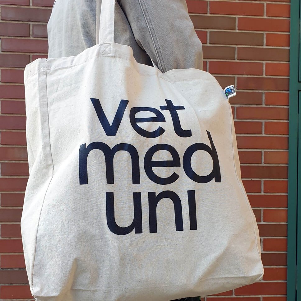 Stofftasche mit Vetmeduni-Logo